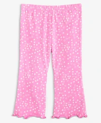 First Impressions Girls Toddler 2T-4T Mini Hearts Flare Pants, Macy's Exclusive