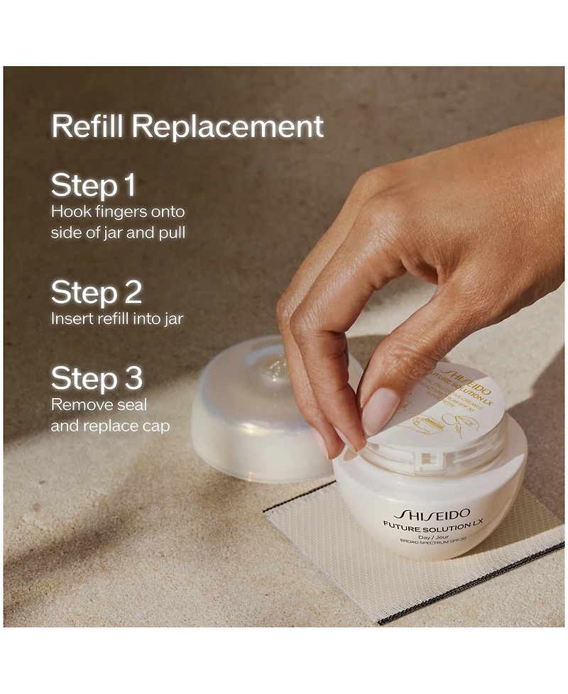 Shiseido Future Solution Lx Total Protective Cream Spf 30 Refill, 1.8 oz.