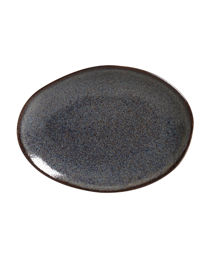 Porto Brasil Stoneware Oval Dessert Plates, Set of 6