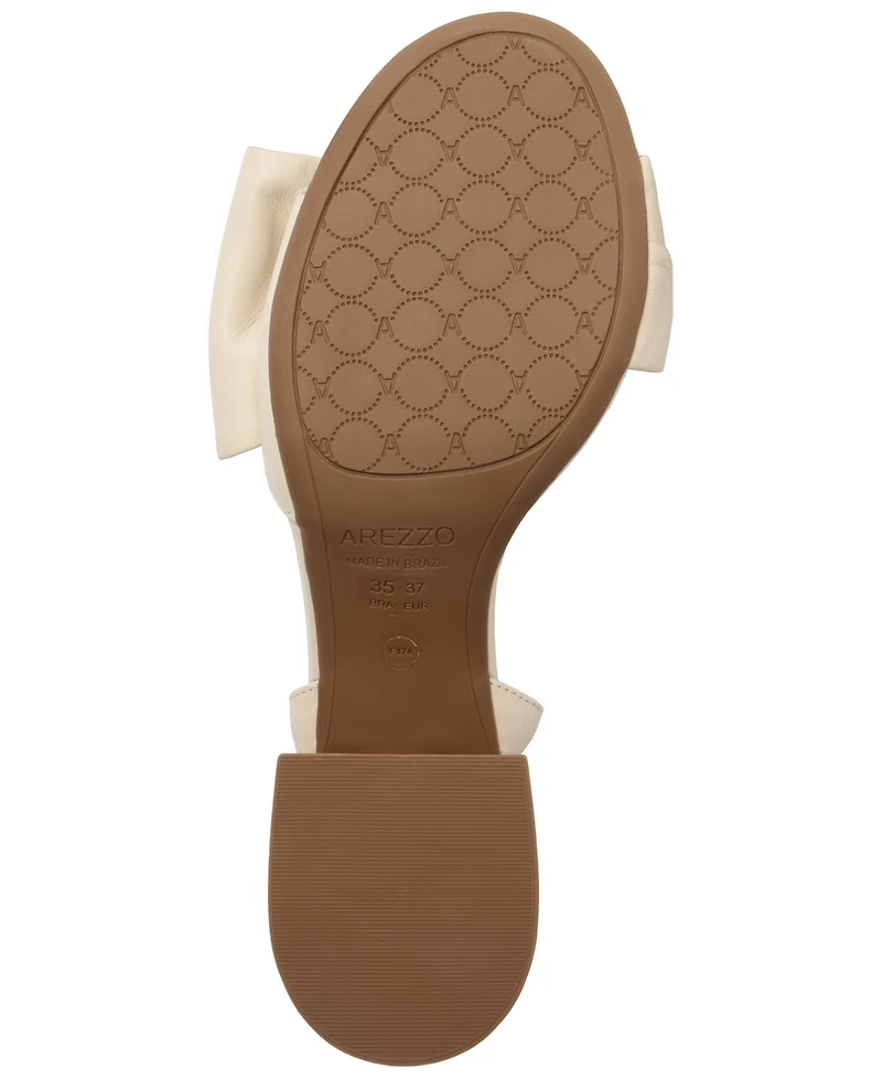 Arezzo Women's Rayna Mid Block Heel Sandals