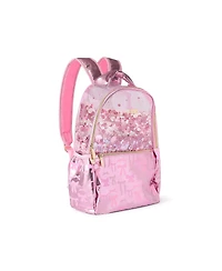 Packed Party Confetti-Filled Metallic Pink Backpack