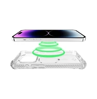 ITSkins Hybrid_R Clear MagSafe Case for Apple iPhone 15 Pro