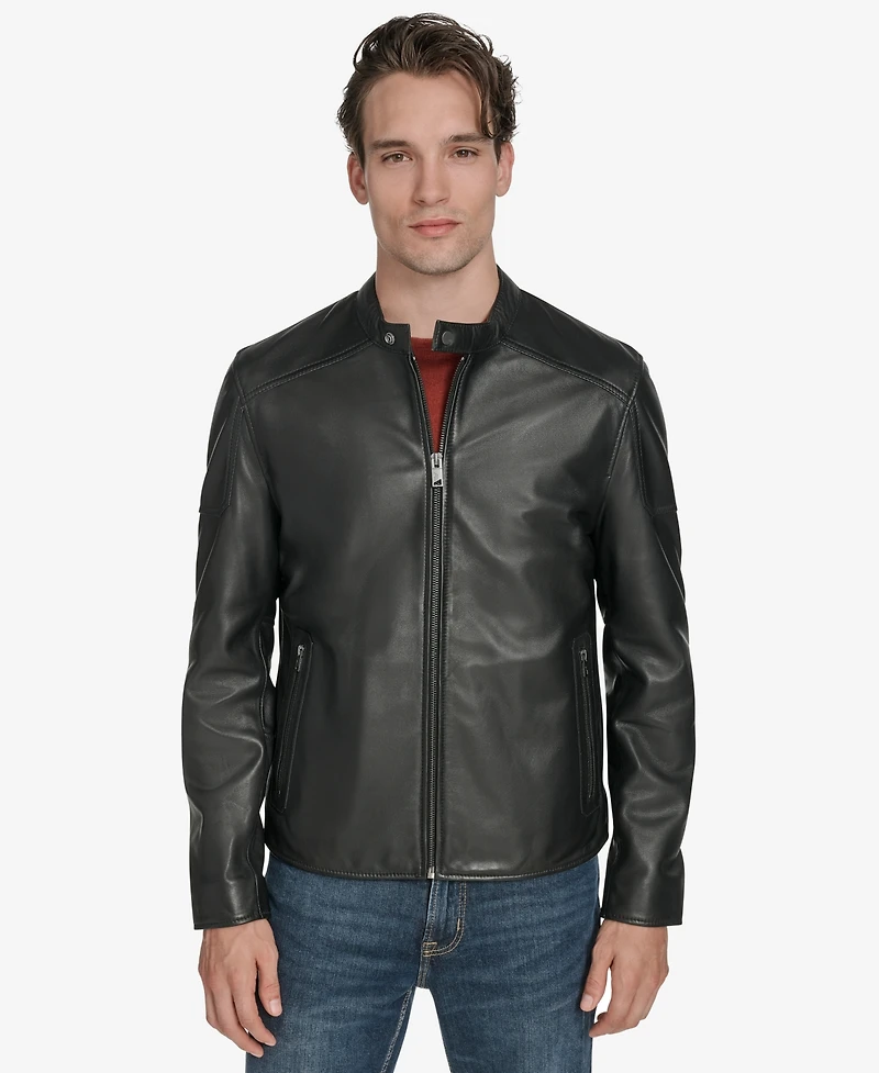 Marc New York Men's Maitlin Long Sleeves Moto Jacket
