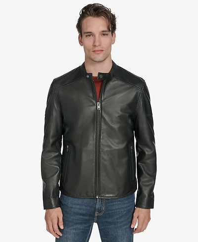 Marc New York Men's Maitlin Long Sleeves Moto Jacket