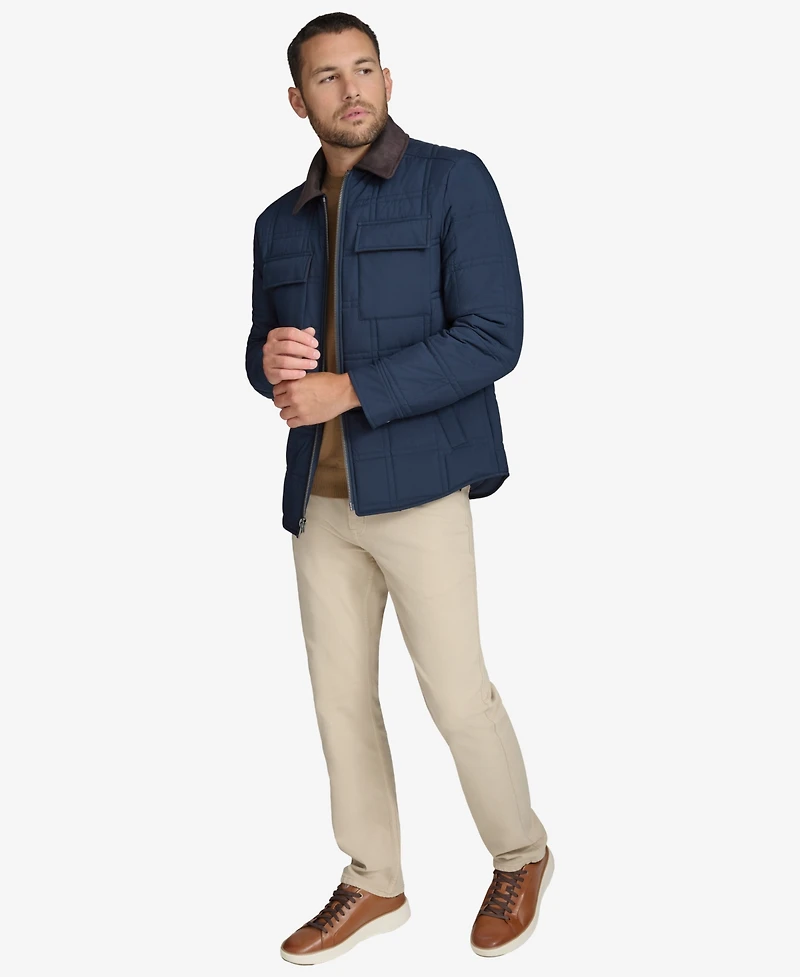 Marc New York Men's Brockman Quilted Shirt Jacket