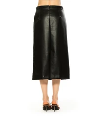 Alexia Admor Women's Isla Faux Leather Skirt