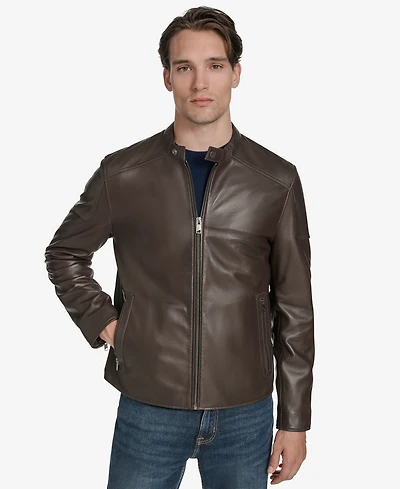 Marc New York Men's Maitlin Long Sleeves Moto Jacket
