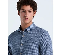 Original Penguin Men's Denim Slim Fit Long Sleeves Shirt