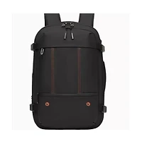 Lightweight Durable Polyester Travel Backpack - Compact Daypack with Adjustable Shoulder Straps,Vacation & Outdoor Trips - Black Backpack
