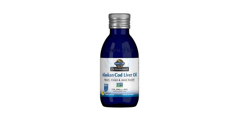 Garden of Life Dr. Formulated Alaskan Cod Liver Oil, Lemon, 200 ml