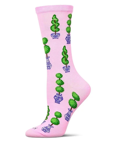 MeMoi Women's Ginger Jars Rayon From Crew Socks
