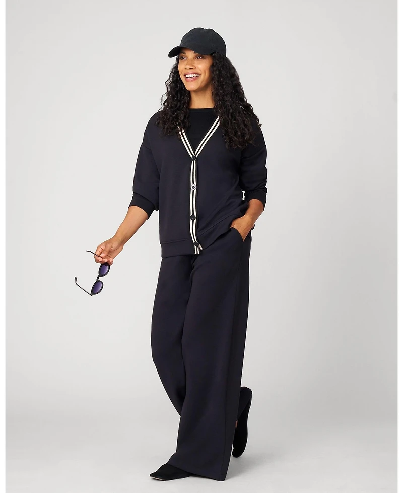 Cable & Gauge Women's Yummy Modal Relaxed Cardigan