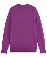 Scotch & Soda Men's Solid Crew Neck Sweater