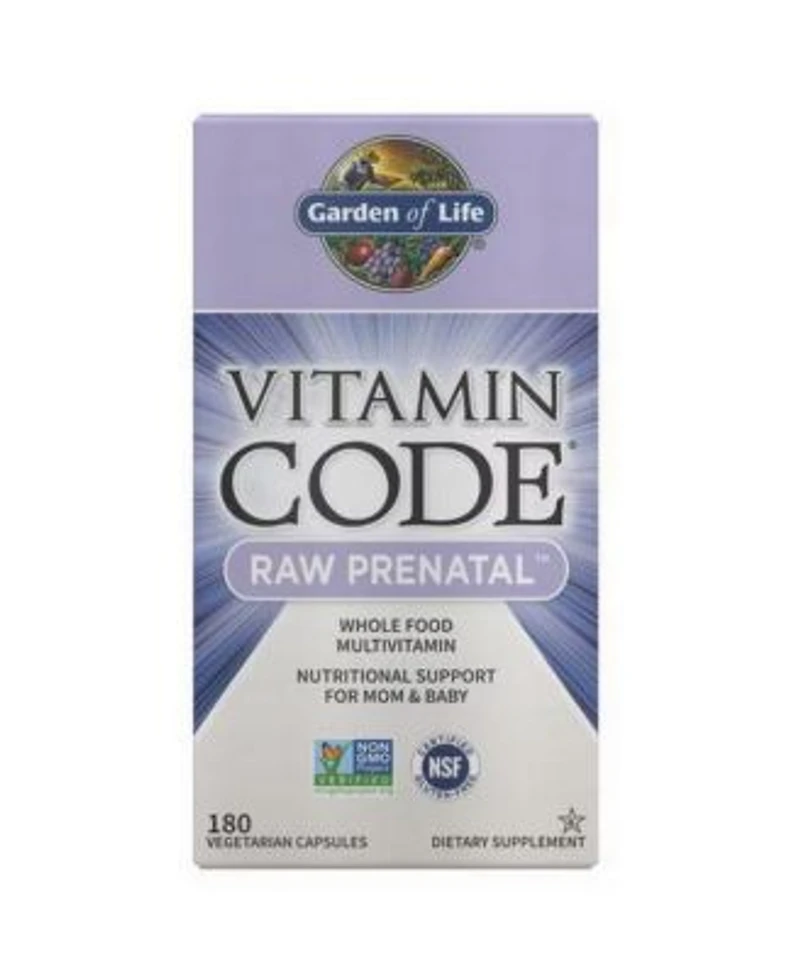 Garden Of Life Vitamin Code Raw Prenatal 180 Vcaps