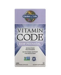 Garden Of Life Vitamin Code Raw Prenatal 180 Vcaps