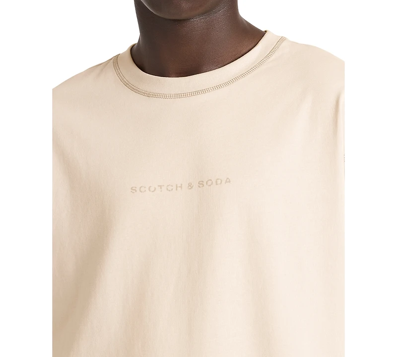 Scotch & Soda Men's Core Logo Front T-Shirt