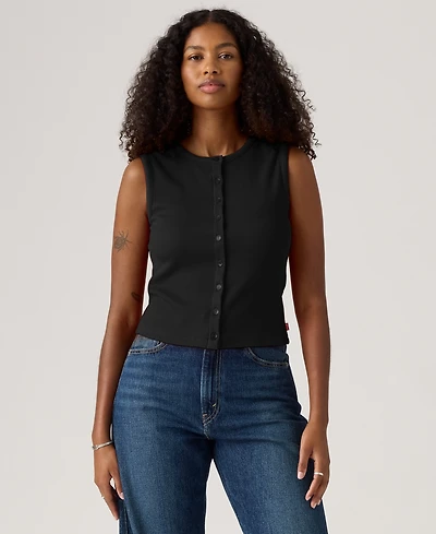 Levi's Women's Rory Sleeveless Button-Up Top