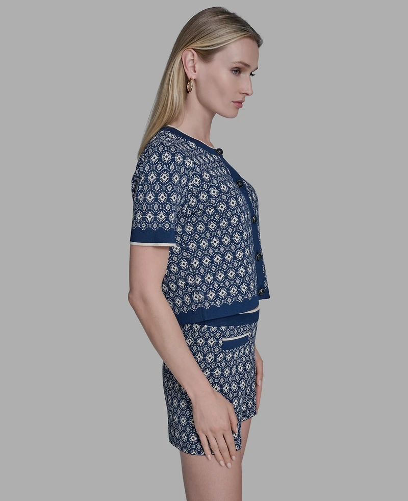 Bcbg Women's 2-Piece Printed T-Shirt and Shorts Set