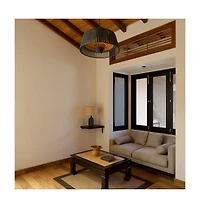 Hanging Heater Lamp, 1500W Waterproof Electric Patio Heater with Remote Control