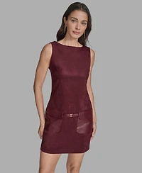 Bcbg Women's Sleeveless Boat Neck Dress