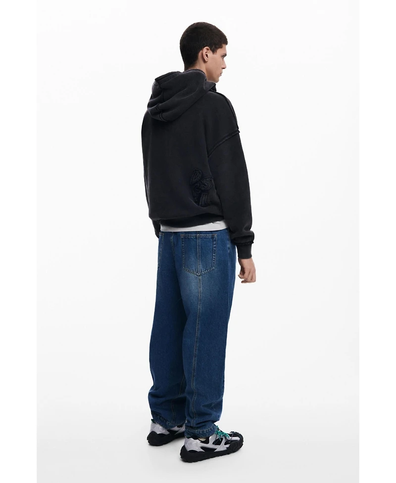 Desigual Men's Mickey Mouse patch sweatshirt