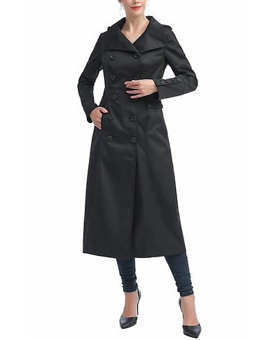 kimi + kai Women's Long Trench Coat