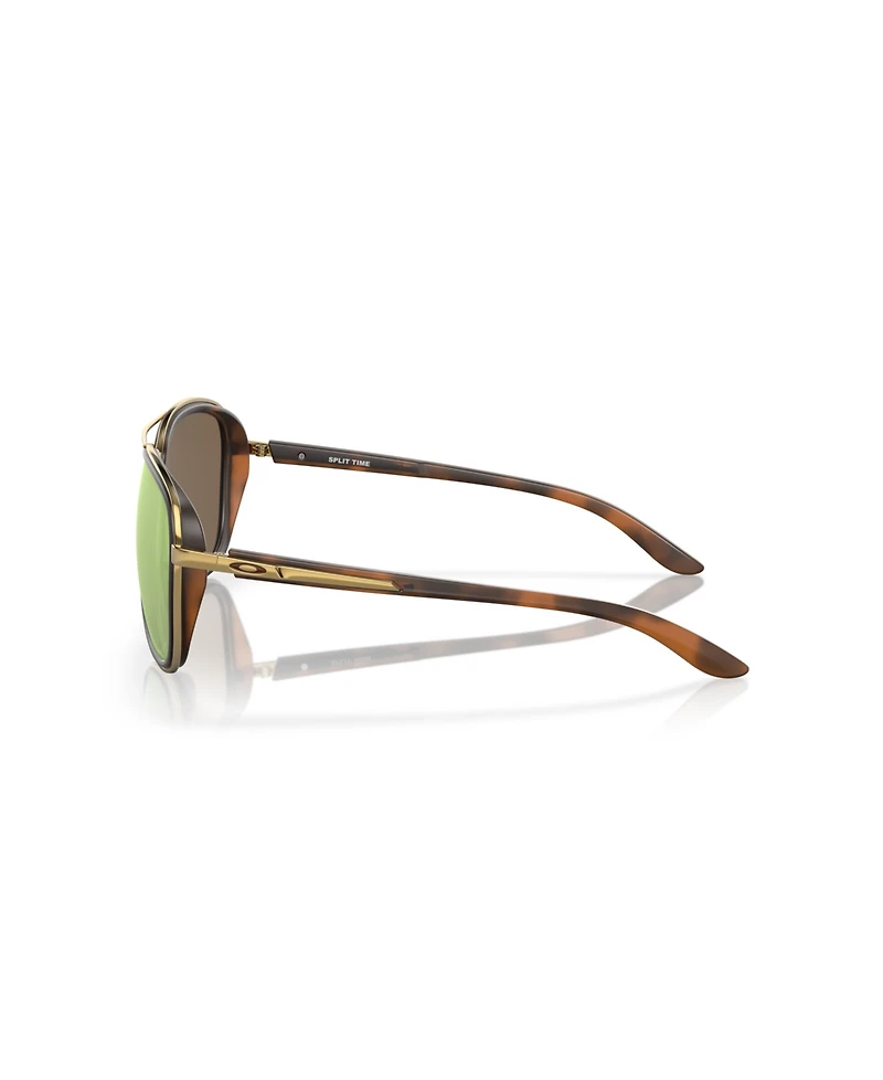 Oakley Women's Polarized Sunglasses, Split Time OO4129