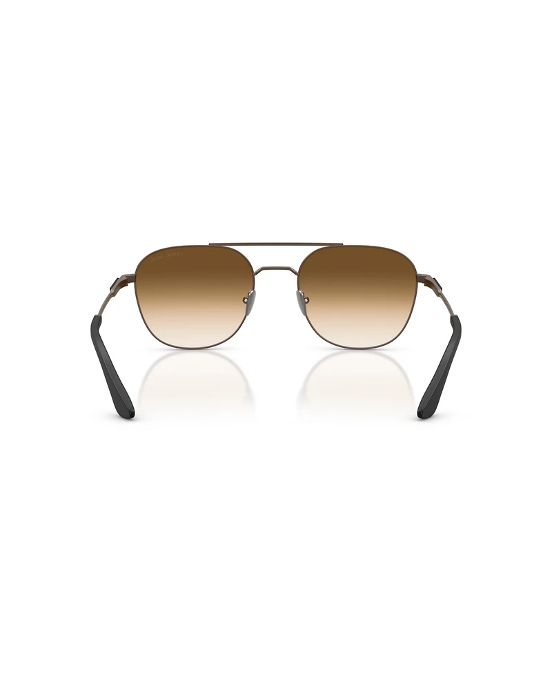 Giorgio Armani Men's Rectangle Sunglasses, AR6178