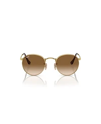 Ray-Ban Unisex Round Sunglasses, Metal RB3447