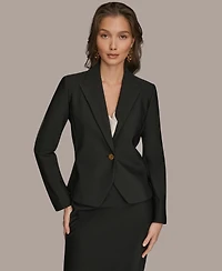 Donna Karan New York Women's Peplum Long Sleeve Jacket