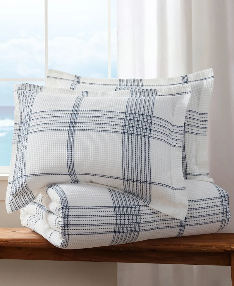 Levtex Home Waffle Plaid 2-Pc. Comforter Set, Twin