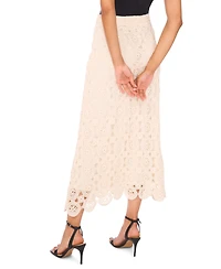 Vince Camuto Women's Crochet Midi Skirt