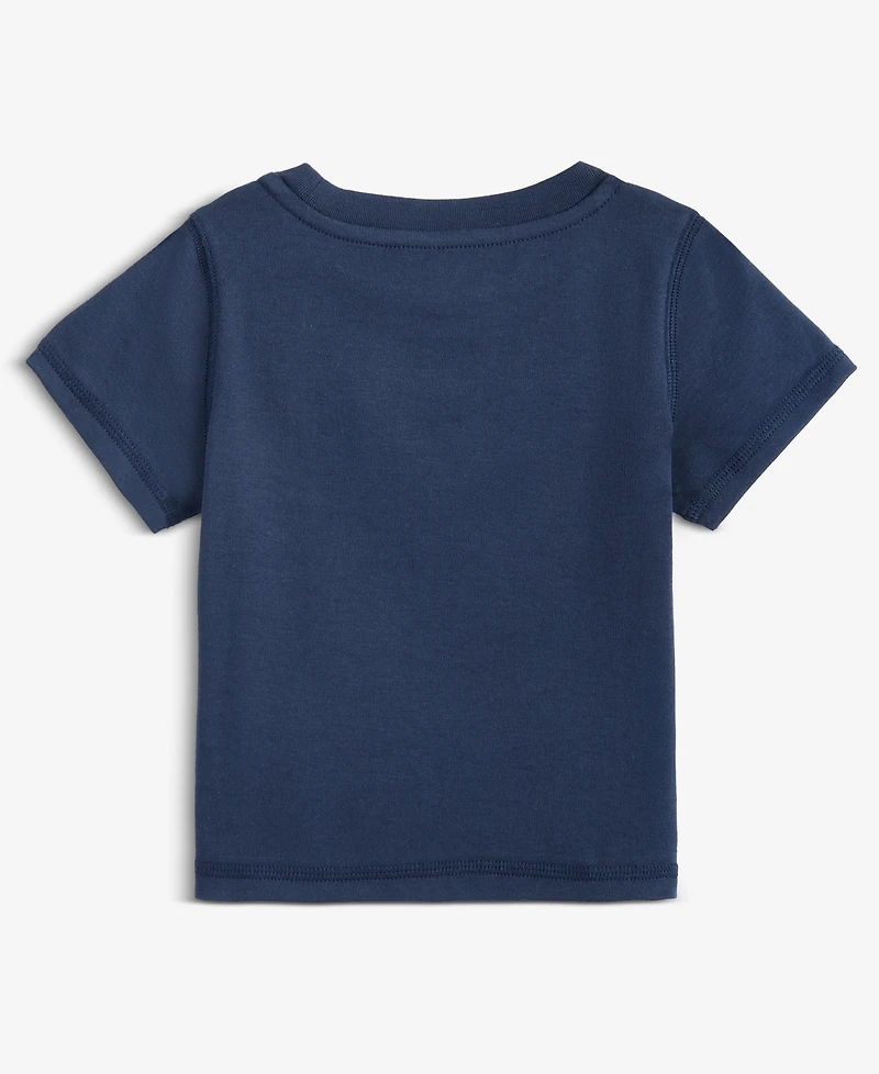 First Impressions Baby Boys Bear Pocket T-Shirt, Macy's Exclusive