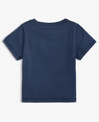 First Impressions Baby Boys Bear Pocket T-Shirt, Macy's Exclusive