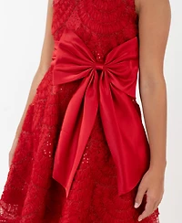 Rare Editions Girls 7-16 Soutache Hi-Low Dress