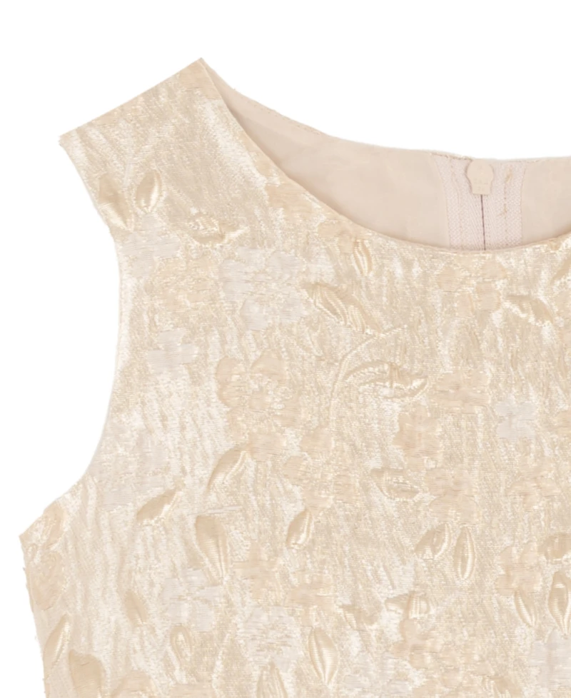 Rare Editions Girls 2T-6X Brocade Sleeveless Dress