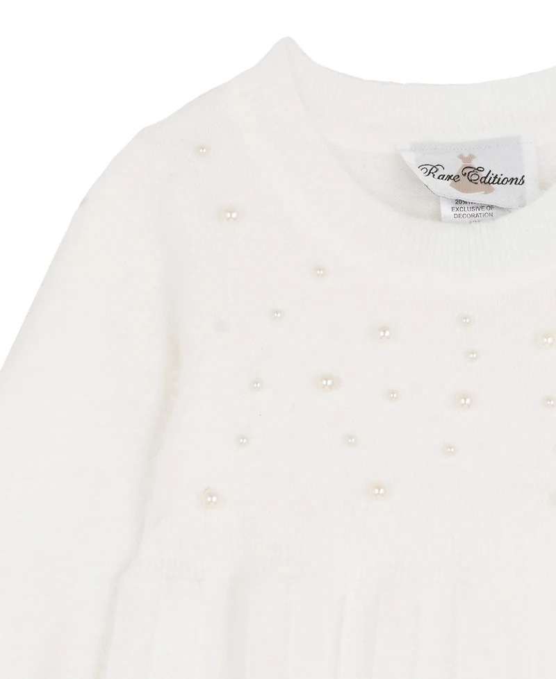 Rare Editions Girls 2T-6X Long-Sleeve Sweater Dress