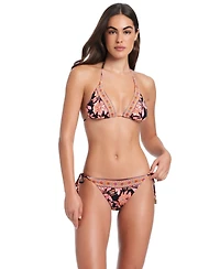 Red Carter Dj Vu Classic Triangle Bikini Halter Bra