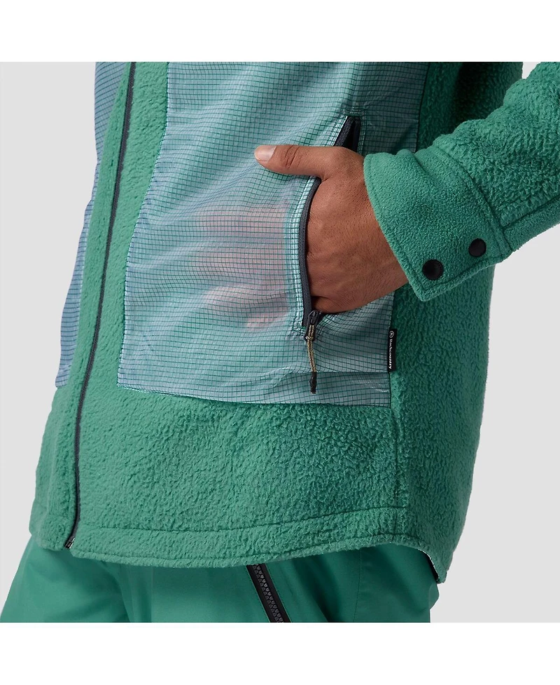 Backcountry Men's Wander Pile-Fleece Shirt Jacket- Fleece Jackets