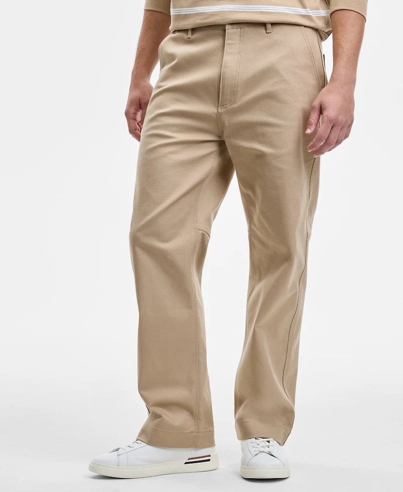 Hugo Boss Men's Dalton253 Straight-Fit Canvas Jeans