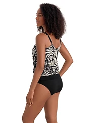 ShapeSolver Sport by Mimi Flamingo Women's Printed V-Neck Tankini Top