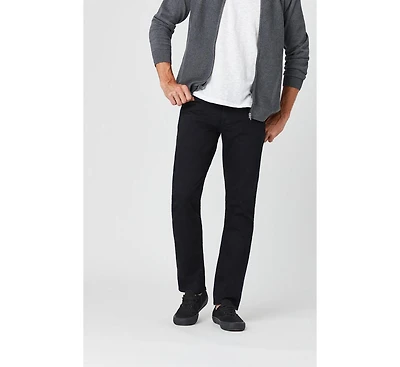 Mavi Jeans Men's Zach Straight Leg Black Williamsburg