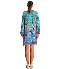 La Moda Clothing Women's Short Bell Sleeve Dress