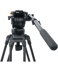 Ikan E-Image EG05C2 3-Section Carbon Fiber Tripod with GH05 Fluid Video Head and Mid-Level Spreader