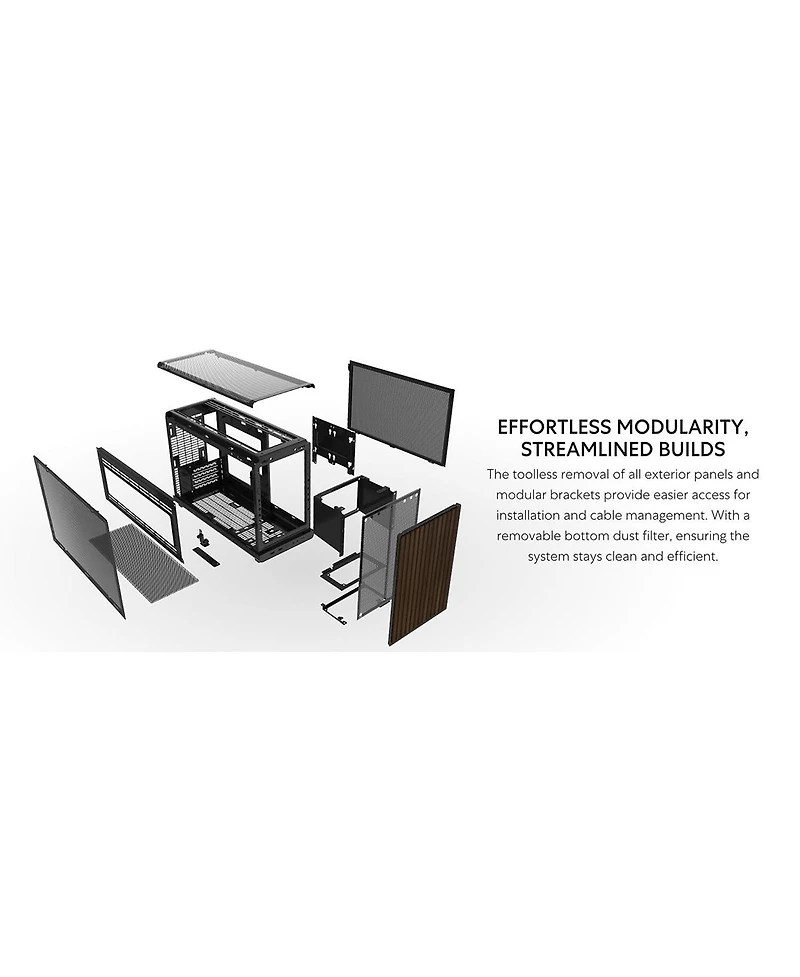 Lian-Li Lian-li Cs A3-mATX-wd Black Mini tower MicroATX Chassis Retail