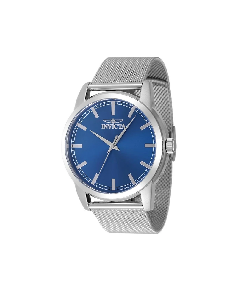 Invicta Men's 48502 Celestial Quartz 3 Hand Blue Dial Watch