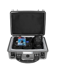 Porta Brace Pb-24LENS46P Hard Case with 6x 4" Padded Lens Cups for Dslr Camera