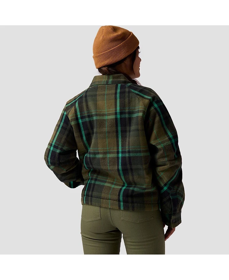 Backcountry Women's Venture Pile-Fleece Lined Flannel Jacket Casual Jackets