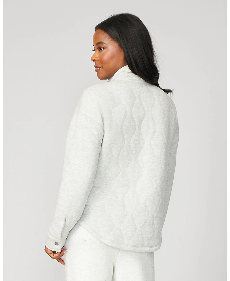 Cable & Gauge Women's Soft Heather Quilted Jacket