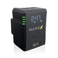 Core Swx Nanox Micro 98 98Wh 14.8V 6600mAh Smart Gold Mount Battery, 4-Pack with Gp-X4A Quad Charger